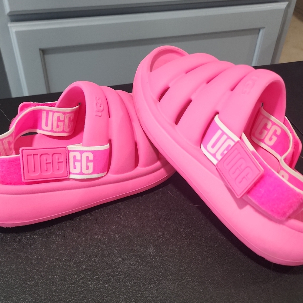 UGG Kids Pink Sandals